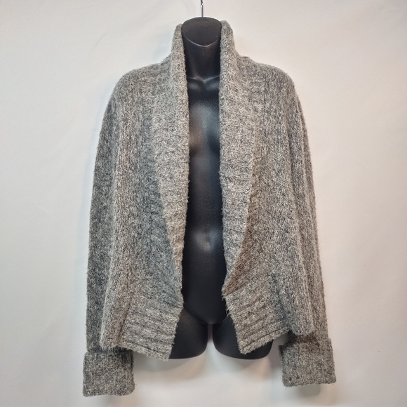 Calvin Klein Sweaters - Calvin Klein Women's Gray Open Front Sweater Cardigans Size M